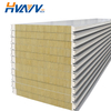 PU and Rockwool Sandwich Panel insulation board for wall insulation excellent thermal conductivity, Fire resistance