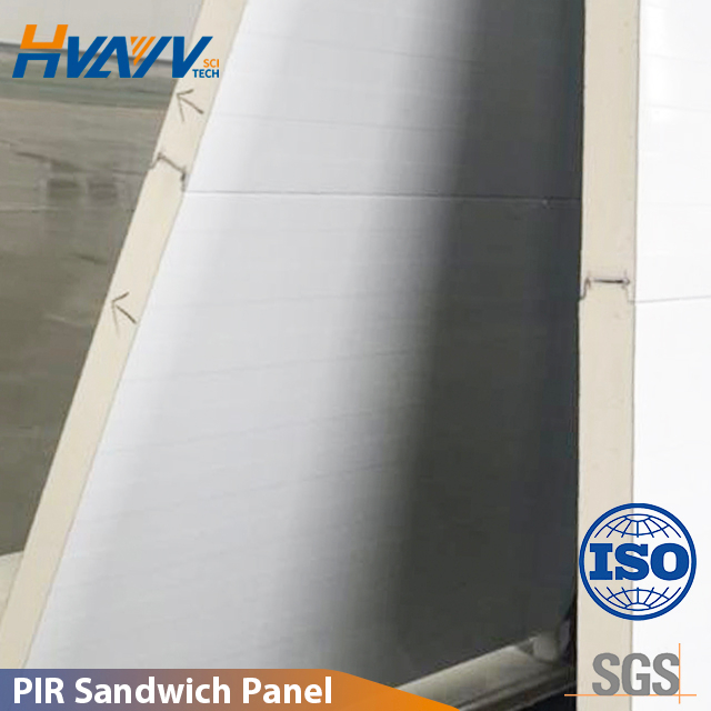 HUAYU PU Sandwich panel for factory buildings, storages, exhibition halls, gymnasiums, freezing stores, purifications workshops